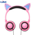 2019 popular high Quality cat ear headphones earphones